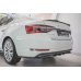 Накладки сплиттеры боковые на задний бампер на Skoda Superb III рестайл